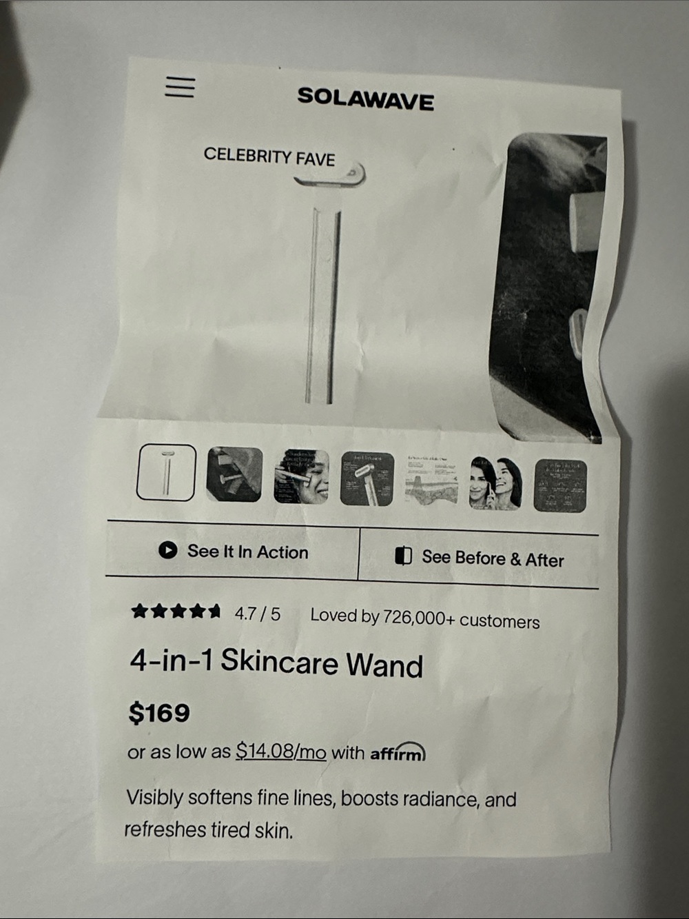 Solawave 4-in-1 Skincare Wand